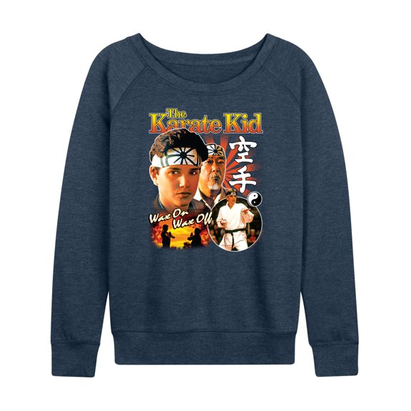 The Karate Kid - Daniel Larusso And Mr. Miyagi - Women's French Terry Long Sleeve Shirt