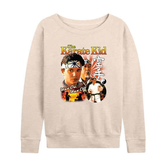 The Karate Kid - Daniel Larusso And Mr. Miyagi - Women's French Terry Long Sleeve Shirt