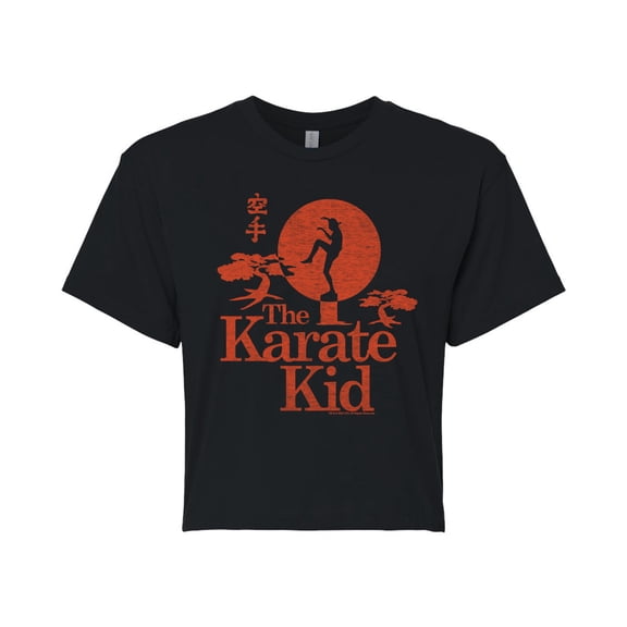 The Karate Kid - Logo - Juniors Cropped Graphic T-Shirt