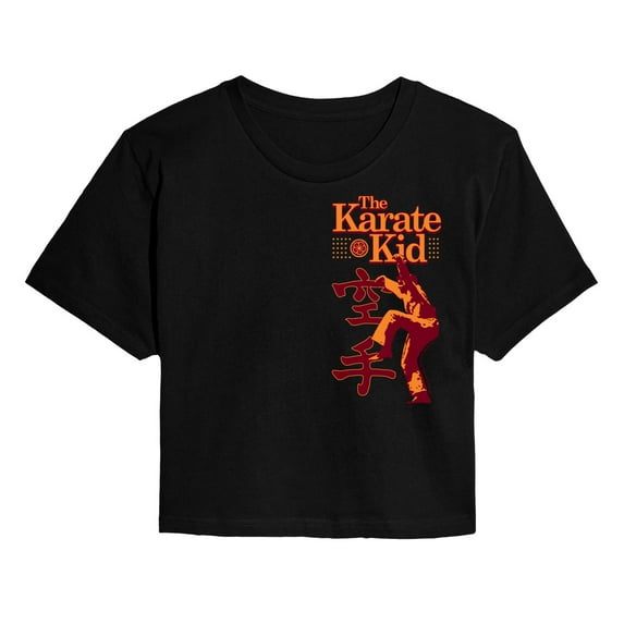 The Karate Kid - Logo Stack - Juniors Cropped Graphic T-Shirt