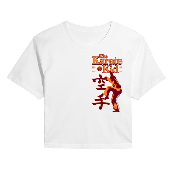 The Karate Kid - Logo Stack - Juniors Cropped Graphic T-Shirt