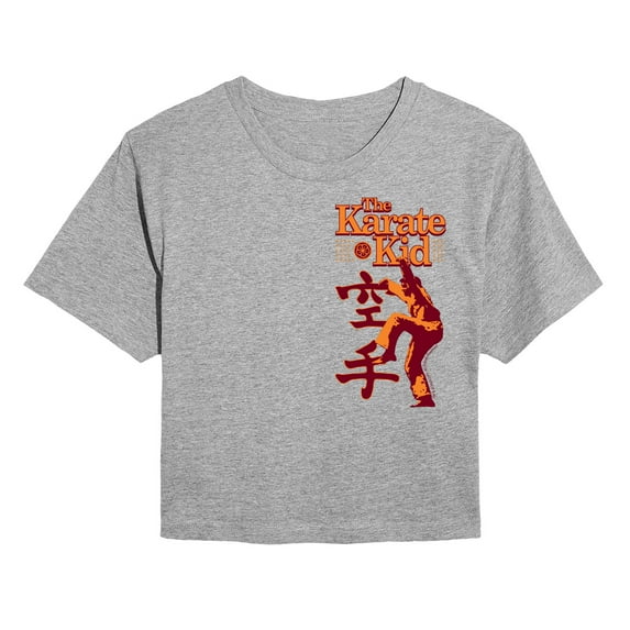 The Karate Kid - Logo Stack - Juniors Cropped Graphic T-Shirt