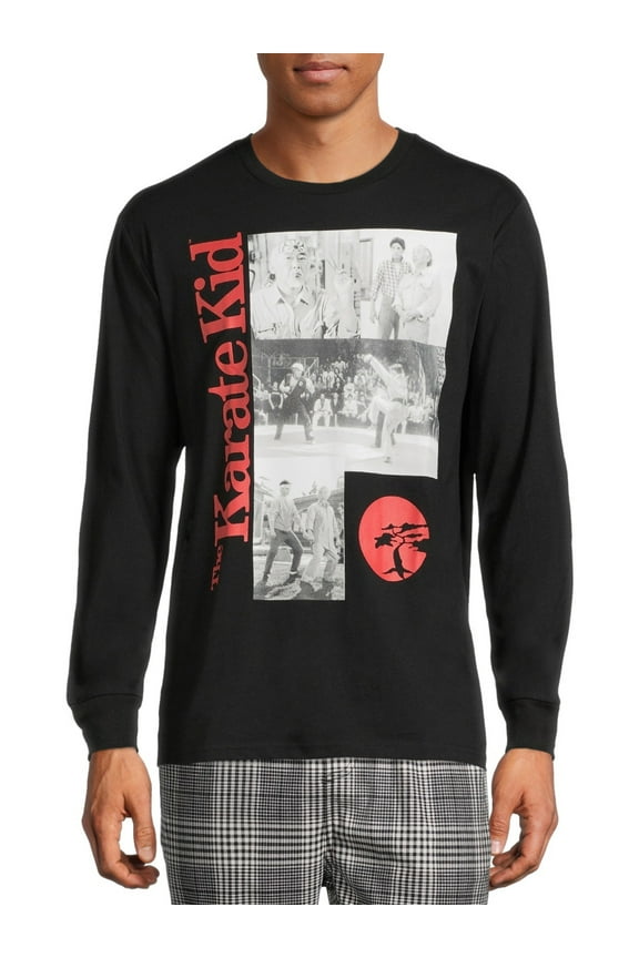 The Karate Kid Men's & Big Men's Long Sleeve Graphic Tee, Karate Kid T-Shirts