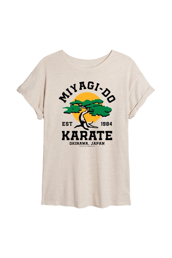 The Karate Kid - Mr. Miyagi Do Karate - Women's Oversized Graphic T-Shirt