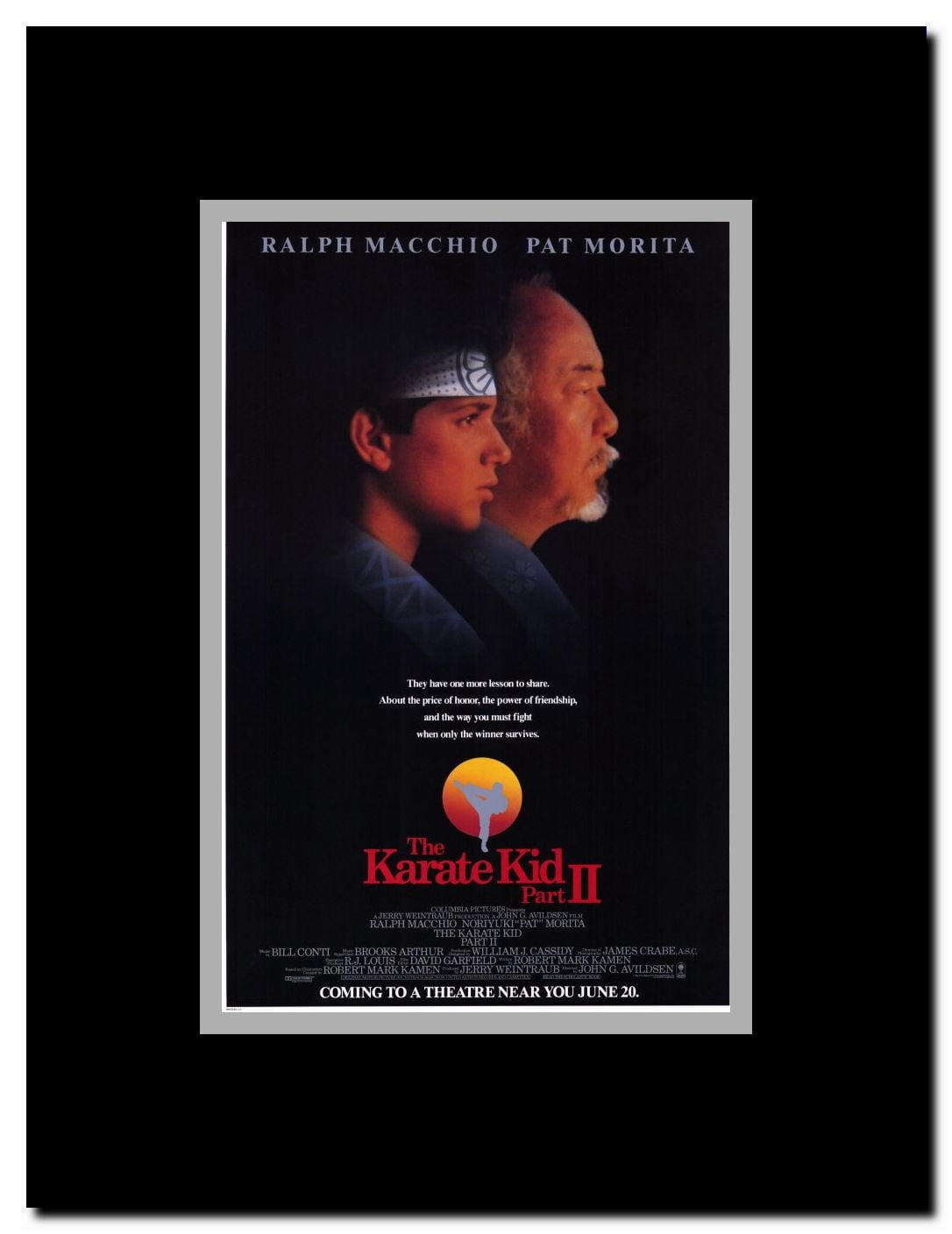 The Karate Kid: Part 2 Framed Movie Poster