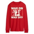 thumbnail image 1 of The Karate Kid - Wax On Wax Off - Men's Long Sleeve Graphic T-Shirt, 1 of 3
