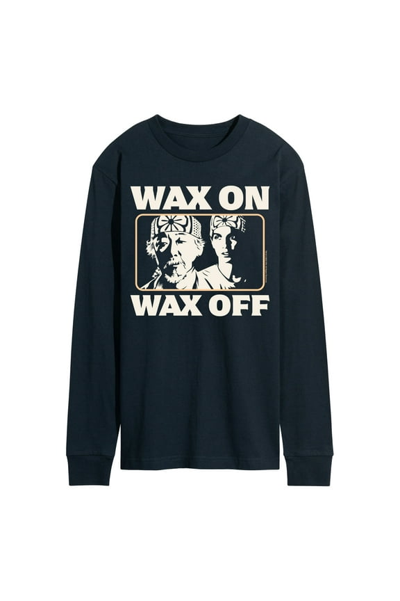 The Karate Kid - Wax On Wax Off - Men's Long Sleeve Graphic T-Shirt