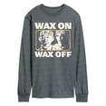 thumbnail image 1 of The Karate Kid - Wax On Wax Off - Men's Long Sleeve Graphic T-Shirt, 1 of 4