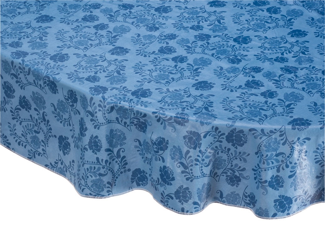 The Kathleen Vinyl Table Cover by HSK 54" x 72" Oval