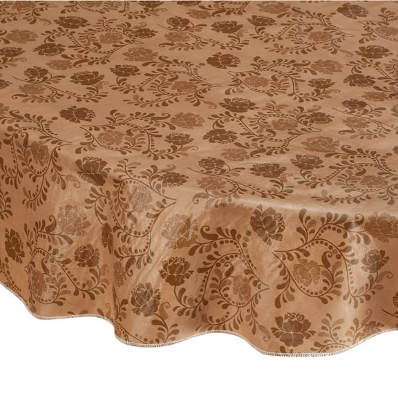 The Kathleen Vinyl Table Cover by HSK 54" x 72" Oval