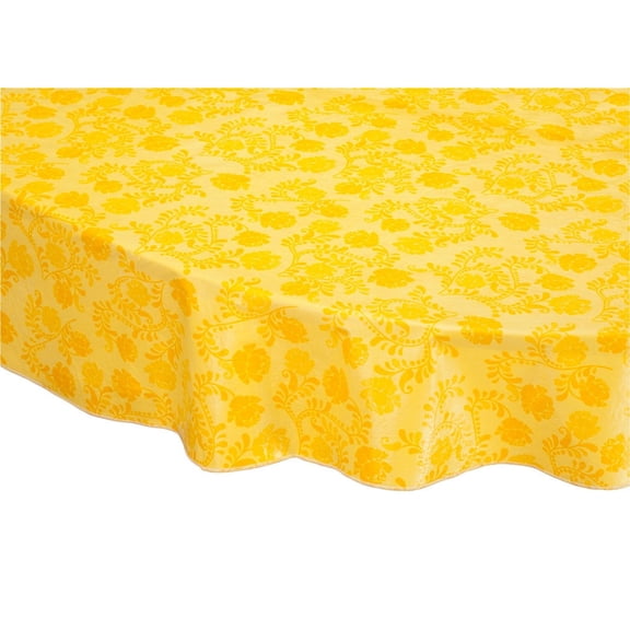 The Kathleen Vinyl Table Cover by HSK 54" x 72" Oval