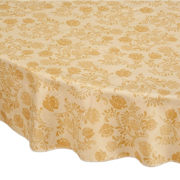 The Kathleen Vinyl Table Cover by HSK 54" x 72" Oval