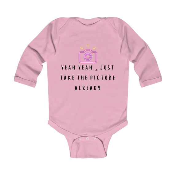 The Kawaiiverse Baby Talk Infant Baby unisex Boy & Girl Long Sleeve Bodysuit