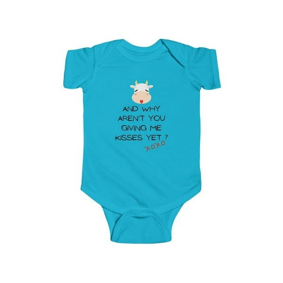 The Kawaiiverse Baby Talk Infant Baby unisex Boy & Girl Short Sleeve Bodysuit