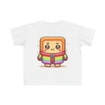 thumbnail image 1 of The Kawaiiverse Toastie Toddler Unisex Boy & Girl T-Shirt, 1 of 1