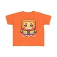thumbnail image 1 of The Kawaiiverse Toastie Unisex Boy & Girl T-Shirt, 1 of 1