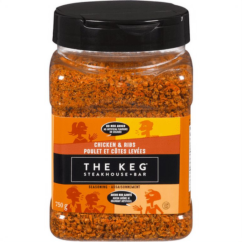 The Keg Steakhouse Chicken & Ribs Seasoning, No MSG Added, 750g/1.6 lbs