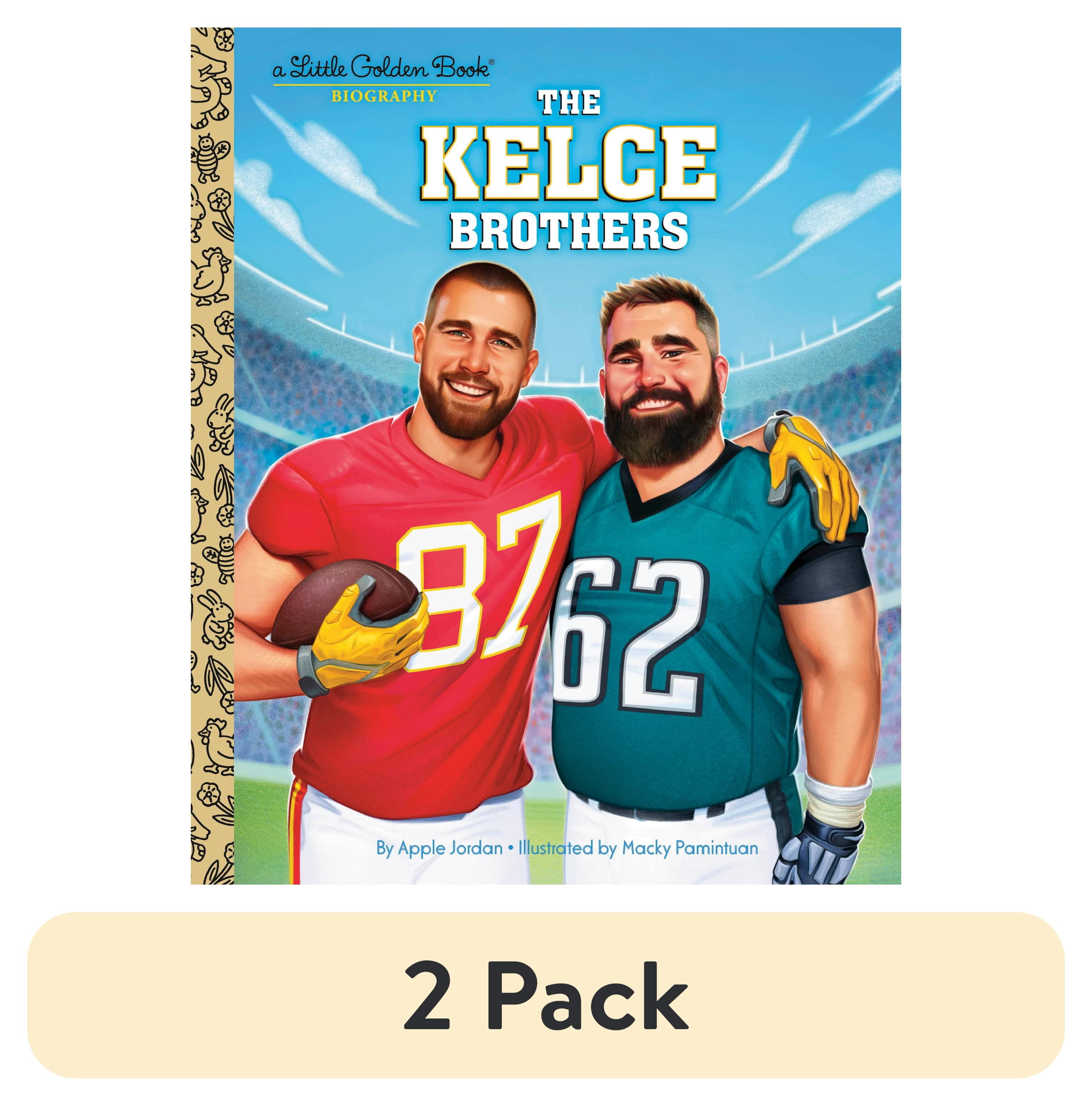 (1 pack) The Kelce Brothers: a Little Golden Book Biography (Hardcover)