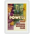 thumbnail image 1 of The Kennel Murder Case - Starring William Powell & Mary Astor - Directed by Michael Curtiz - Vintage Film Movie Poster c.1933 - Japanese Unryu Rice Paper Art Print (Unframed) 18 x 24 in, 1 of 4