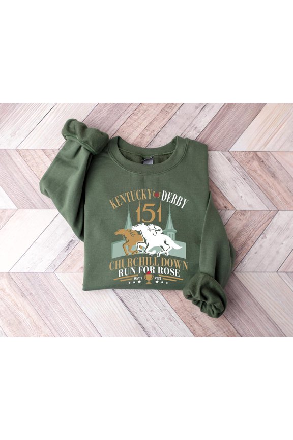 The Kentucky Derby 2025 Shirt, 151th Kentucky Horse Racing, Churchill Downs, Horse Racing Lover Shirt, Run For The Roses Tee