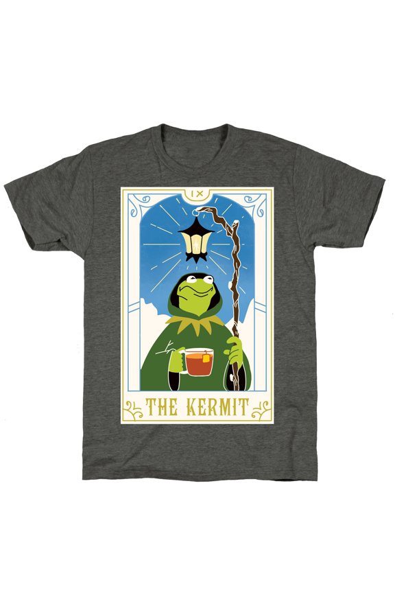 The Kermit Tarot Card Unisex Triblend Tee Tee Shirt Sweatshirt Hoodie