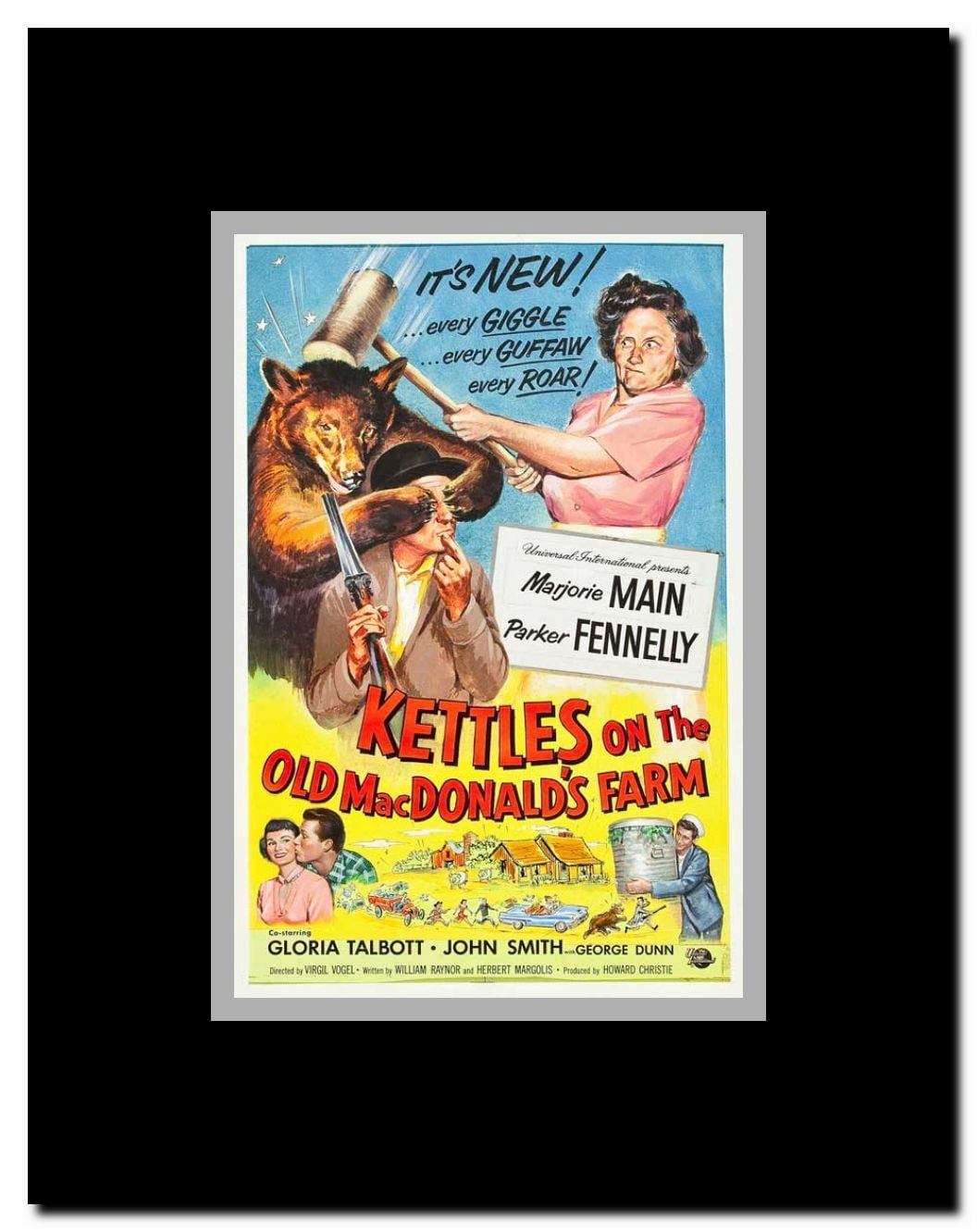 The Kettles on Old MacDonald's Farm Framed Movie Poster