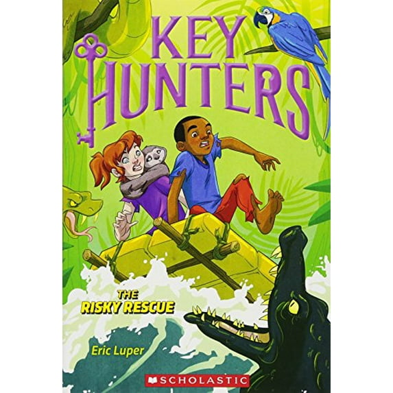 Pre-Owned The Risky Rescue (Key Hunters #6): Volume 6 (Paperback) 133821229X 9781338212297