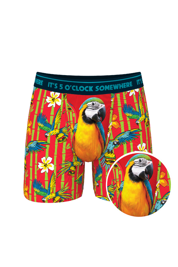The Key West | Shinesty x Margaritaville Ball Hammock Pouch Underwear With Fly  2X