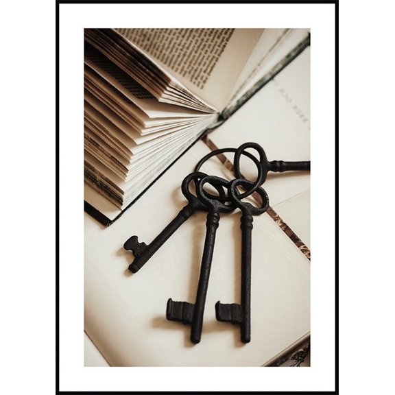 The Keys Poster Wall Art, Modern Wall Decor For Living Room Bedroom, 8x12 UNFRAMED