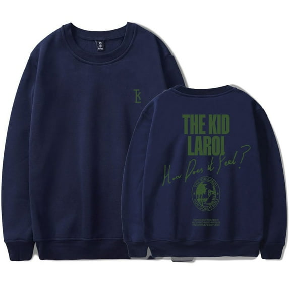 The Kid LAROI How Does It Feel Crewneck Sweatshirt Unisex Long Sleeve Streetwear Pullover Clothes