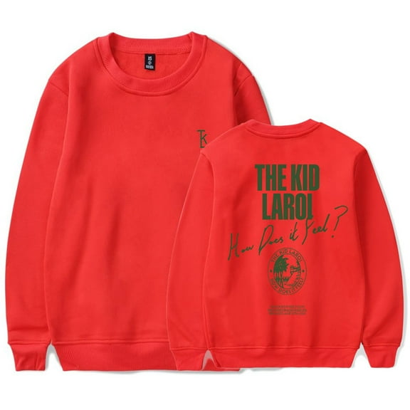 The Kid LAROI How Does It Feel Crewneck Sweatshirt Unisex Long Sleeve Streetwear Pullover Clothes
