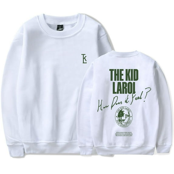 The Kid LAROI How Does It Feel Crewneck Sweatshirt Unisex Long Sleeve Streetwear Pullover Clothes
