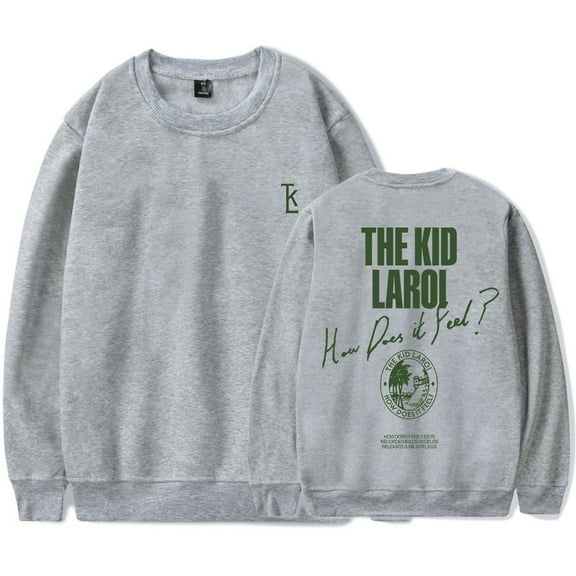 The Kid LAROI How Does It Feel Crewneck Sweatshirt Unisex Long Sleeve Streetwear Pullover Clothes