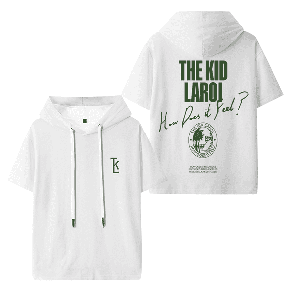 The Kid LAROI How Does It Feel Hooded T-shirt Women Men Short Sleeve Tee Casual Fashion Tops