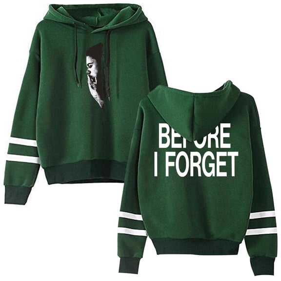 The Kid LAROI Merch Before I Forget Pullover Hoodie Long Sleeve Pocketless Women Men Casual Hooded Sweatshirt