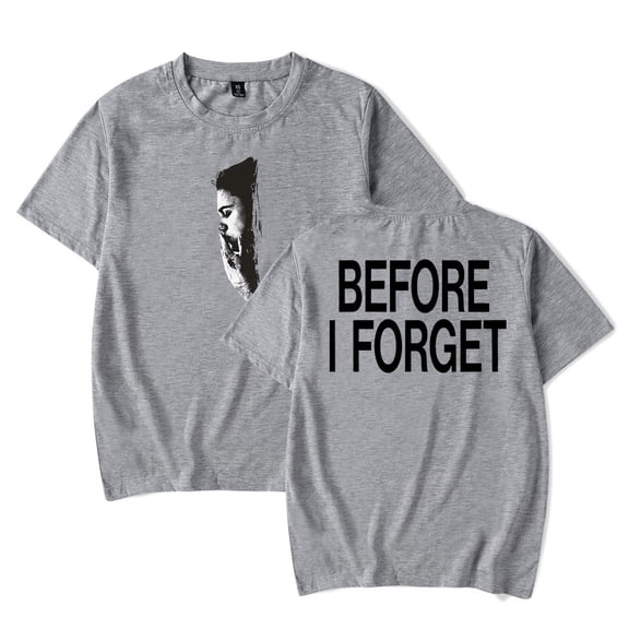 The Kid LAROI Merch Before I Forget Tee Women Men Crewneck Short Sleeve Casual T-shirt