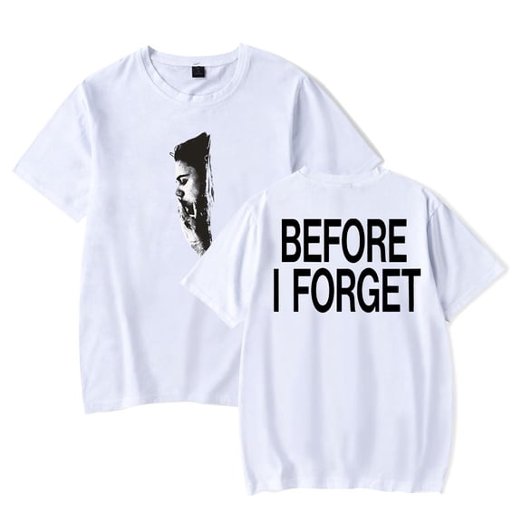 The Kid LAROI Merch Before I Forget Tee Women Men Crewneck Short Sleeve Casual T-shirt