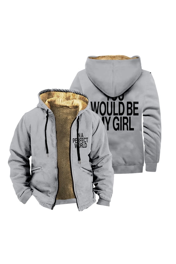 The Kid LAROI Perfect World Zipper Jacket Long Sleeve Winter Parka Women Men Casual Fashion Coat