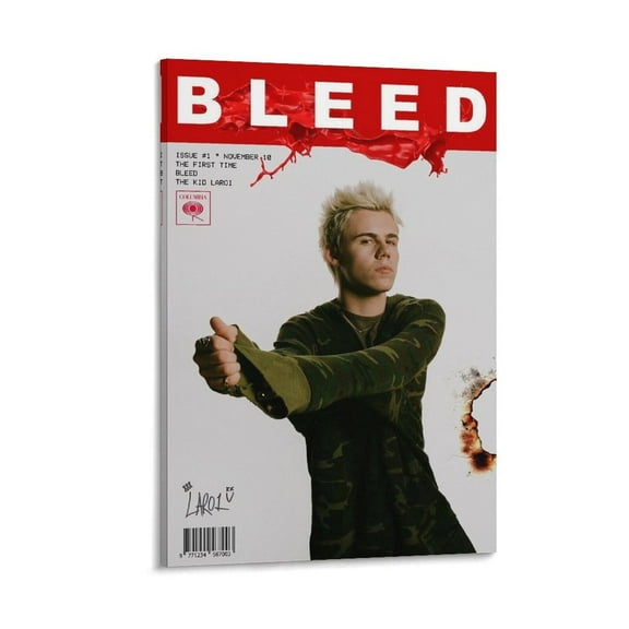 The Kid LAROI THE FIRST TIME (BLEED) Posters Canvas Poster Bedroom Decoration Landscape Office Valentine's Birthday Gift