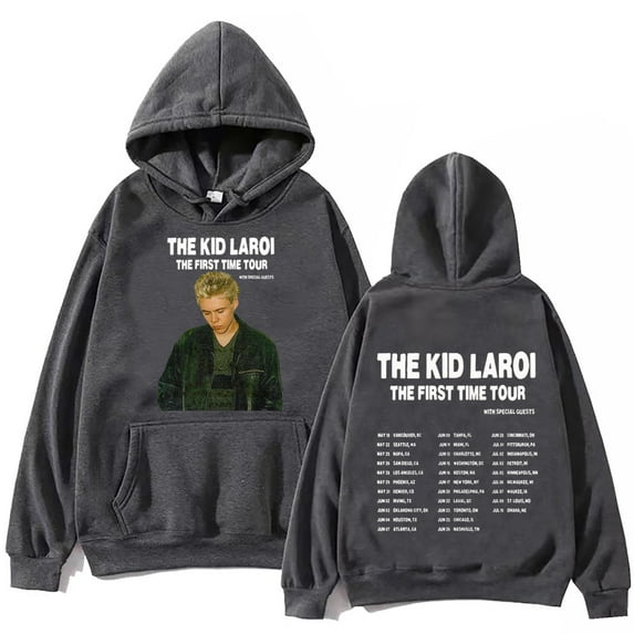 The Kid Laroi 2024 Hoodie Harajuku Pullover Tops Man Woman Sweatshirt Fans Gift
