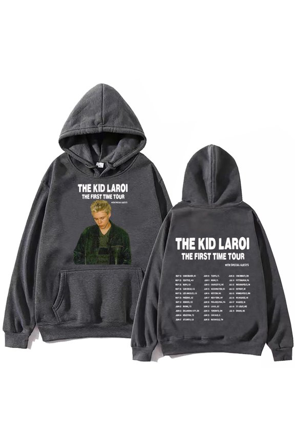 The Kid Laroi 2024 Hoodie Harajuku Pullover Tops Man Woman Sweatshirt Fans Gift