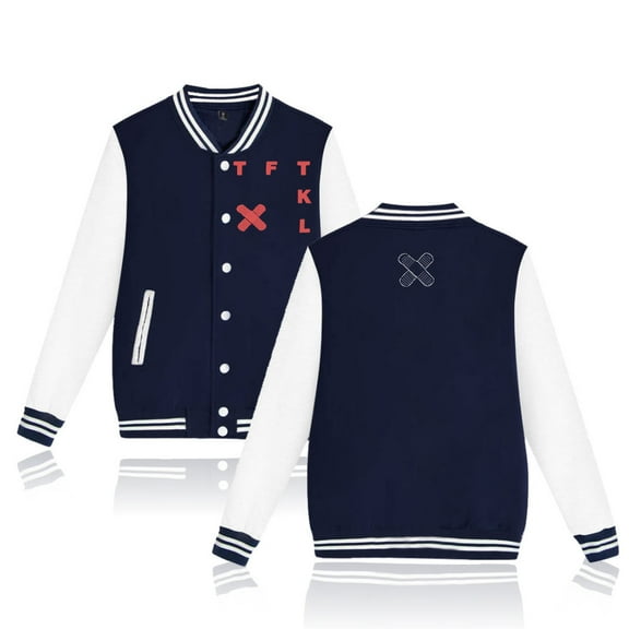 The Kid Laroi Merch TFTKL Baseball Jacket Unisex Fashion Long Sleeve Jacket