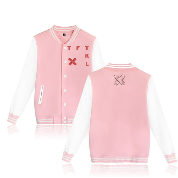 The Kid Laroi Merch TFTKL Baseball Jacket Unisex Fashion Long Sleeve Jacket