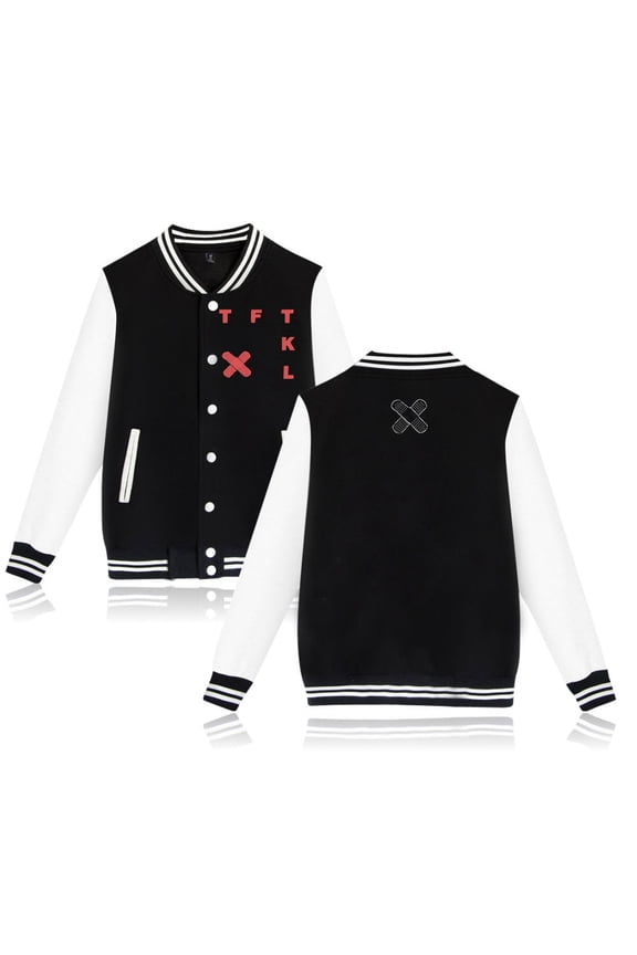 The Kid Laroi Merch TFTKL Baseball Jacket Unisex Fashion Long Sleeve Jacket