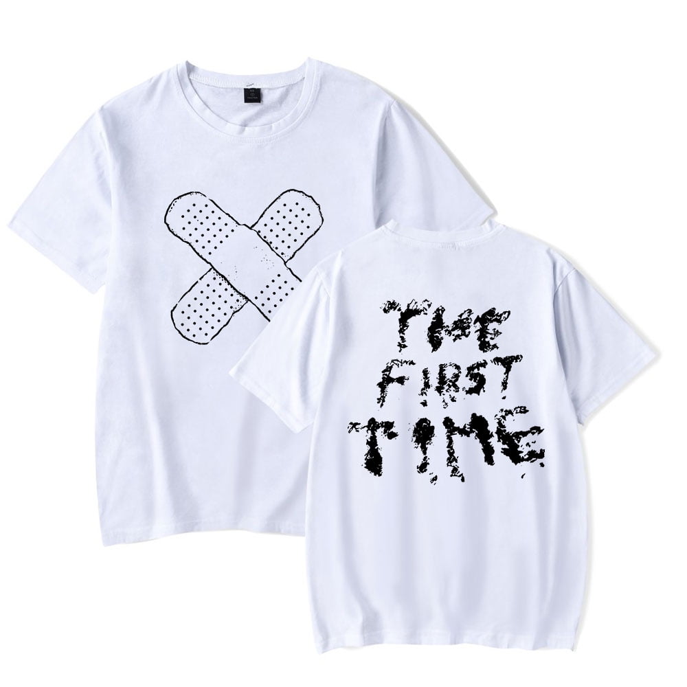 The Kid Laroi Merch The First Time BandAid Tshirt Women Men Summer Short Sleeve Tee Unisex