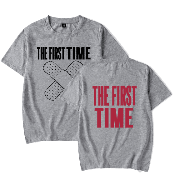 The Kid Laroi The First Time Band-Aid Merch Short Sleeve T-shirt Unisex Fashion Crew Neck Top