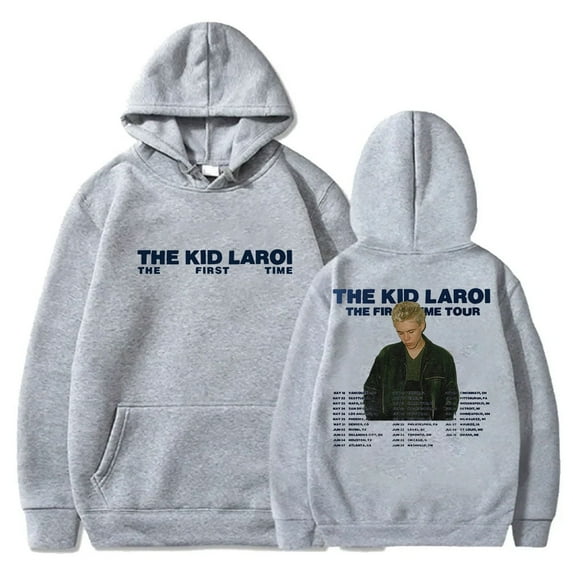The Kid Laroi The First Time Tour Merch Hoodies Women Men Fashion Pullovers Casual Hooded Sweatshirts