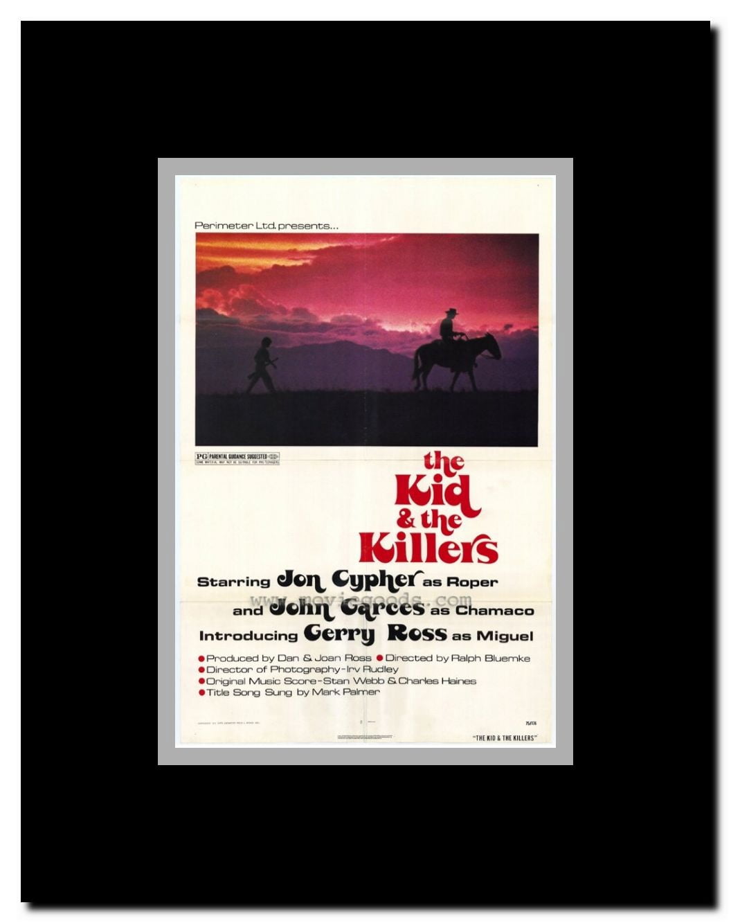 The Kid and the Killers Framed Movie Poster
