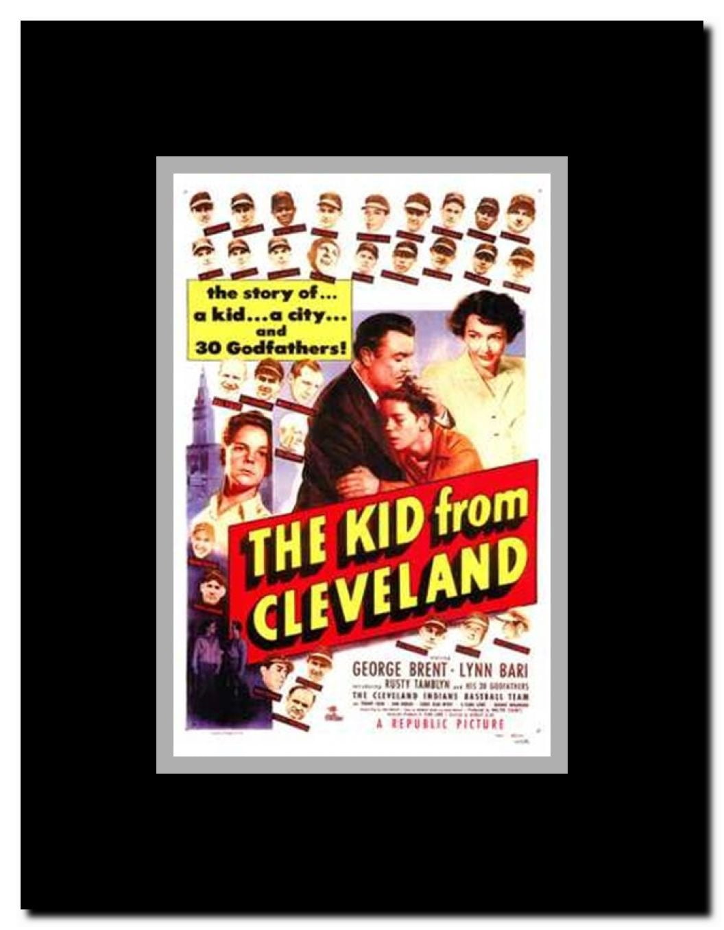The Kid from Cleveland Framed Movie Poster