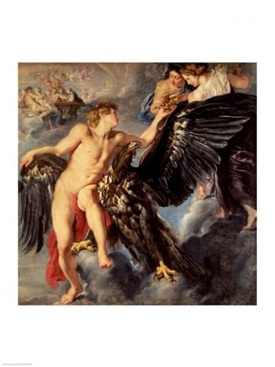 The Kidnapping of Ganymede Canvas Art - Peter Paul Rubens (18 x 24)